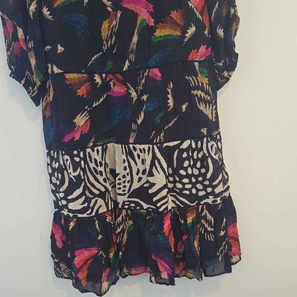 Farm Rio Womens Macaws Flight Longer Dress - Picture 15 of 16